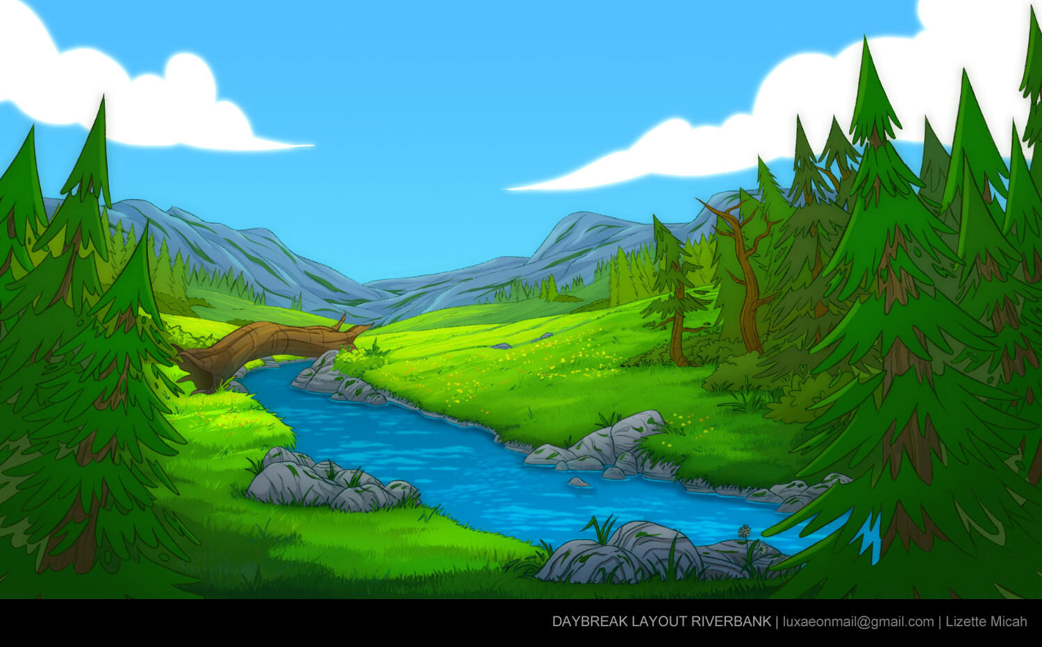 Daybreak Layout Riverbank