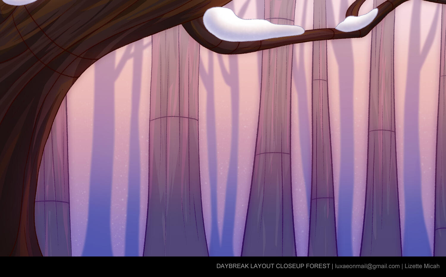 Daybreak Layout Closeup Forest