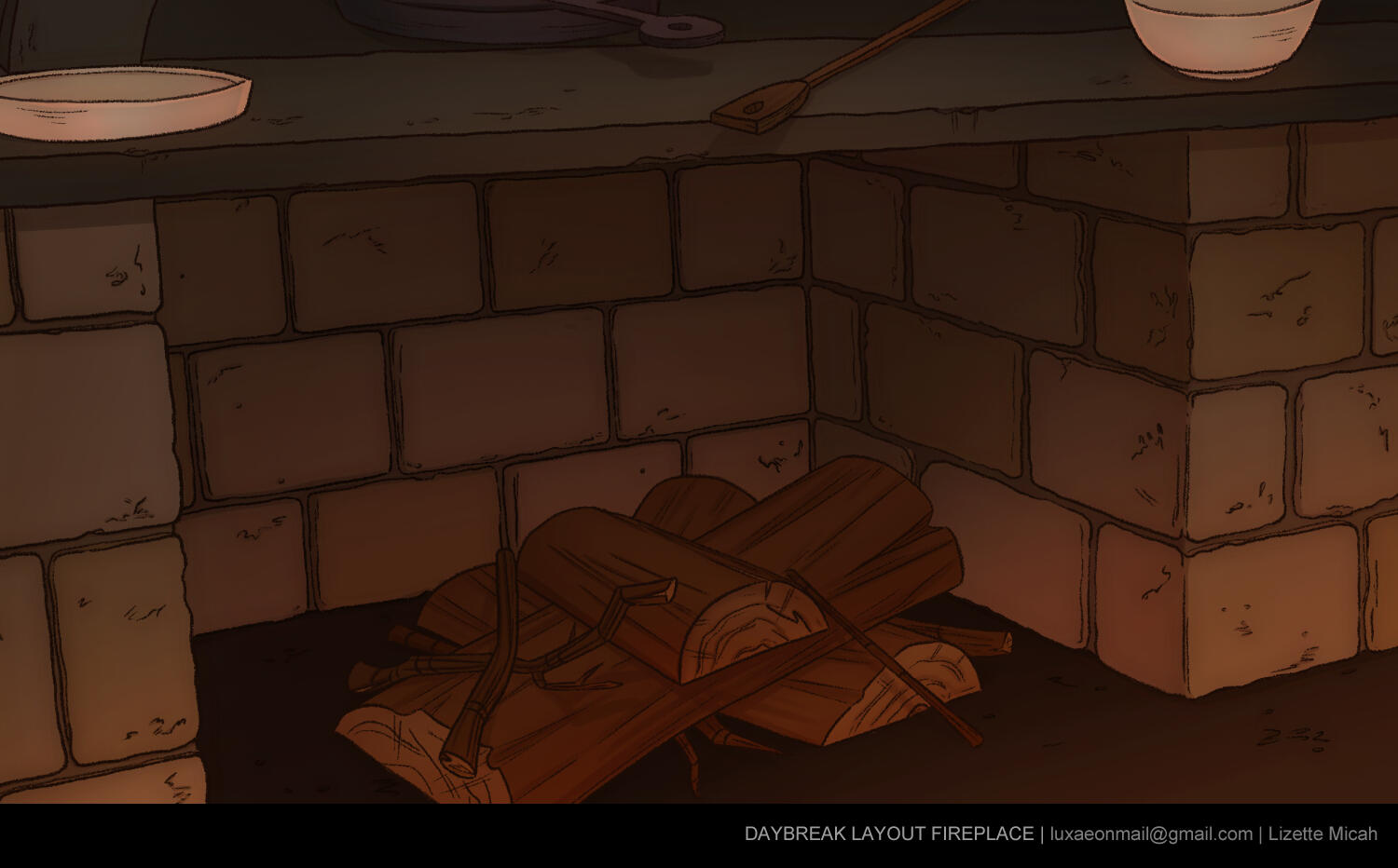 Daybreak Layout Fireplace